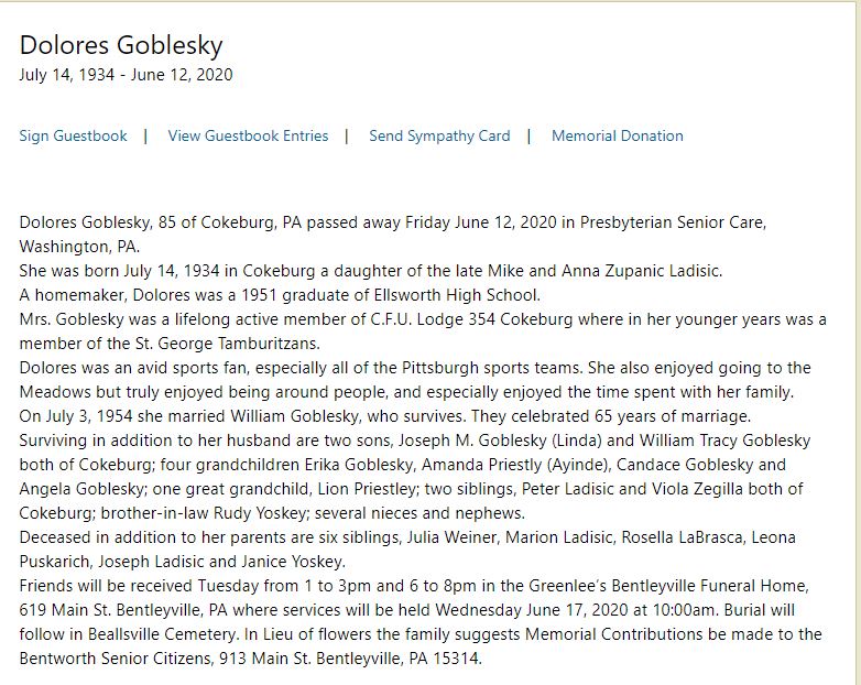 obituary